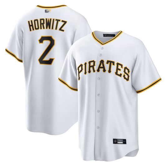 P.Pirates #2 Spencer Horwitz Player White Home Replica product image 1