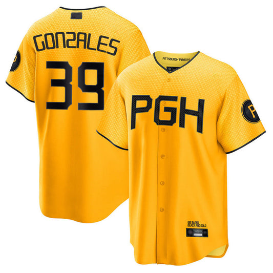 P.Pirates #39 Nick Gonzales Player Gold City Connect Home product image 1
