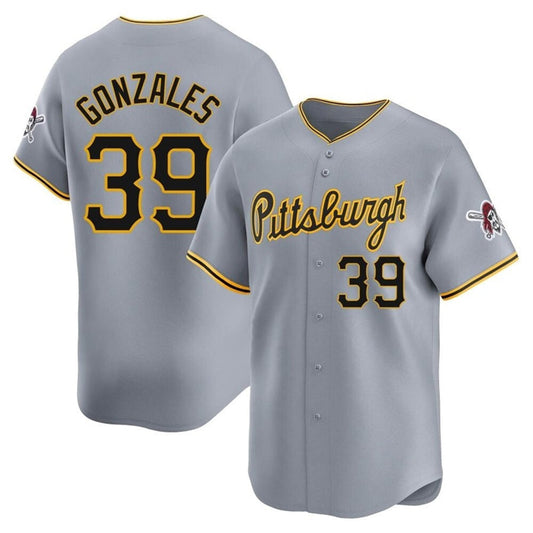 P.Pirates #39 Nick Gonzales Player Grey Home Limited product image 1