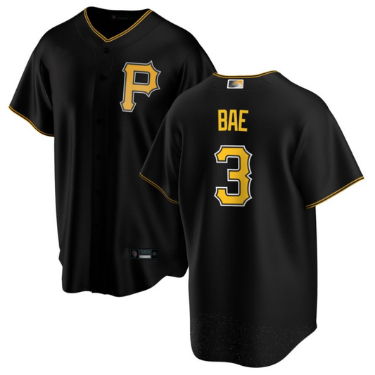 P.Pirates #3 Ji-Hwan Bae Player Black Replica Baseball product image 1