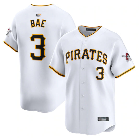 P.Pirates #3 Ji Hwan Bae Player White Home Limited Baseball product image 1