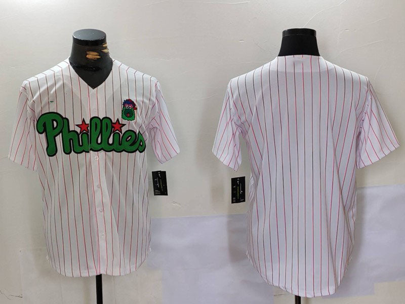 P.Phillies Blank Player White Green Cool Base Stitched product image 1