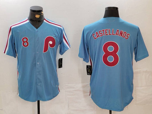 P.Phillies #8 Nick Castellanos Player Light Blue product image 1