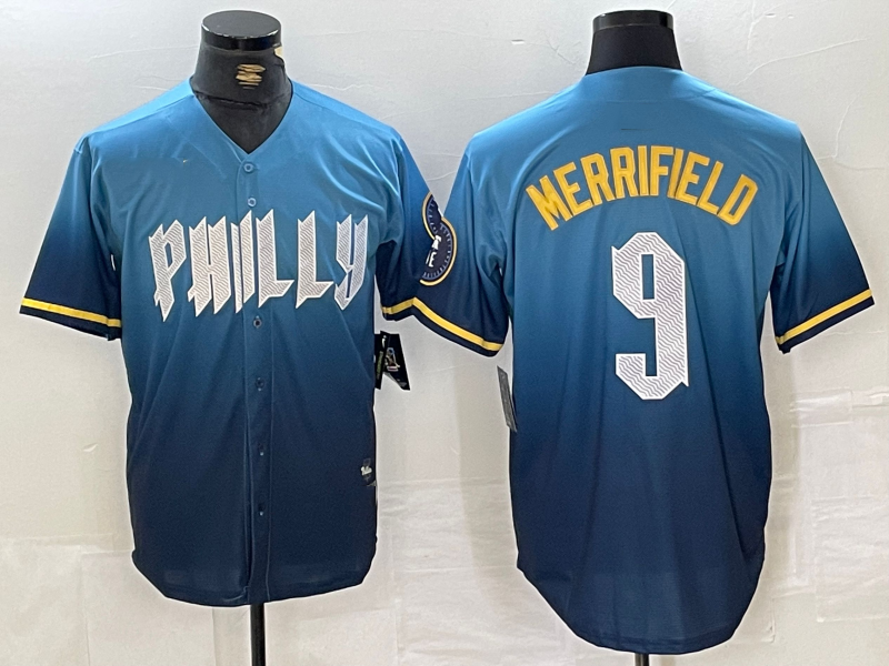 P.Phillies #9 Whit Merrifield Player Blue City Connect product image 1