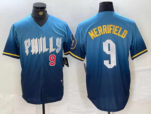 P.Phillies #9 Whit Merrifield Blue City Connect Limited product image 1