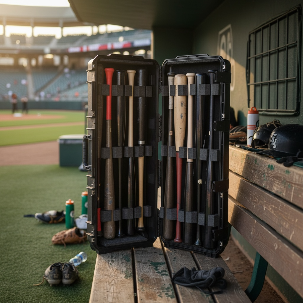 SKB iSeries 3614-6 Wheeled Baseball & Softball Bat Case product image 3, provided for visual reference and product detail