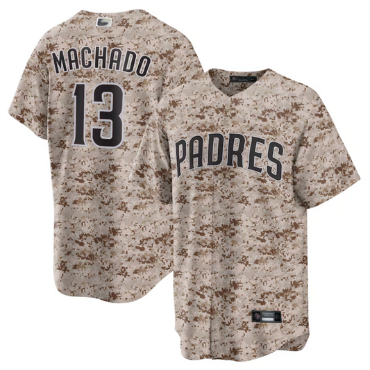 S.Diego Padres #13 Manny Machado Player Camo USMC Replica product image 1