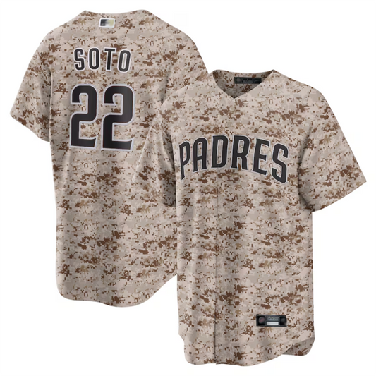 S.Diego Padres #22 Juan Soto Player Camo USMC Replica product image 1