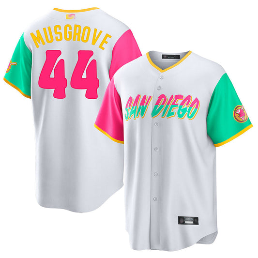 S.Diego Padres #44 Joe Musgrove Player White City Connect product image 1
