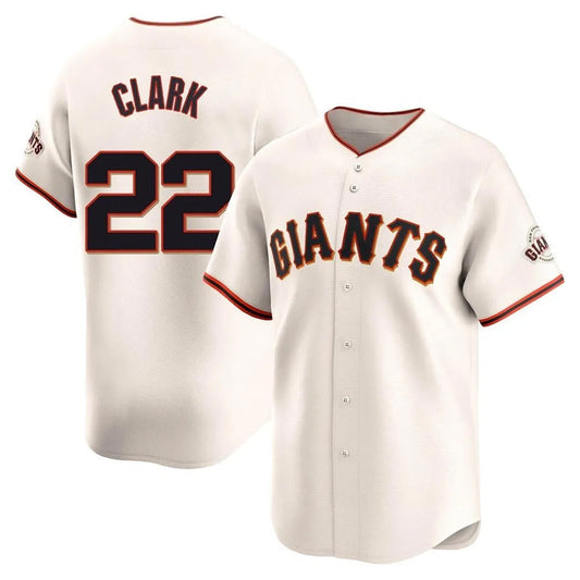 S.Francisco Giants #22 Will Clark Player Cream Home Limited product image 1