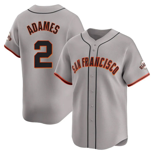 S.Francisco Giants #2 Willy Adames Player Gray Limited product image 1