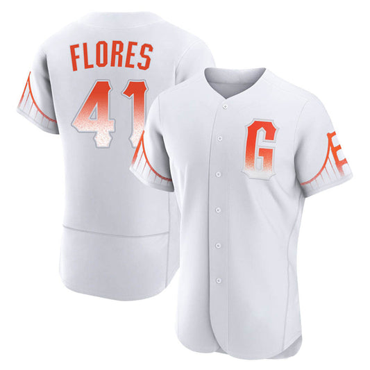 S.Francisco Giants #41 Wilmer Flores Player White City product image 1