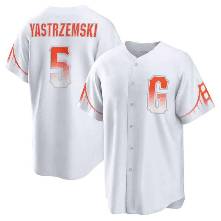 S.Francisco Giants #5 Mike Yastrzemski Player White City product image 1