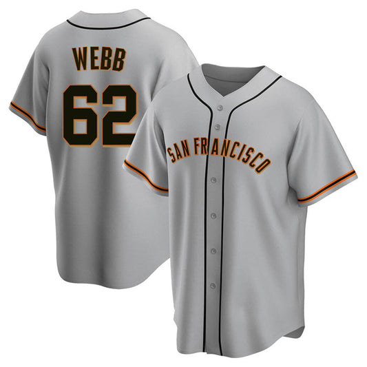 S.Francisco Giants #62 Logan Webb Player Gray Replica Game product image 1