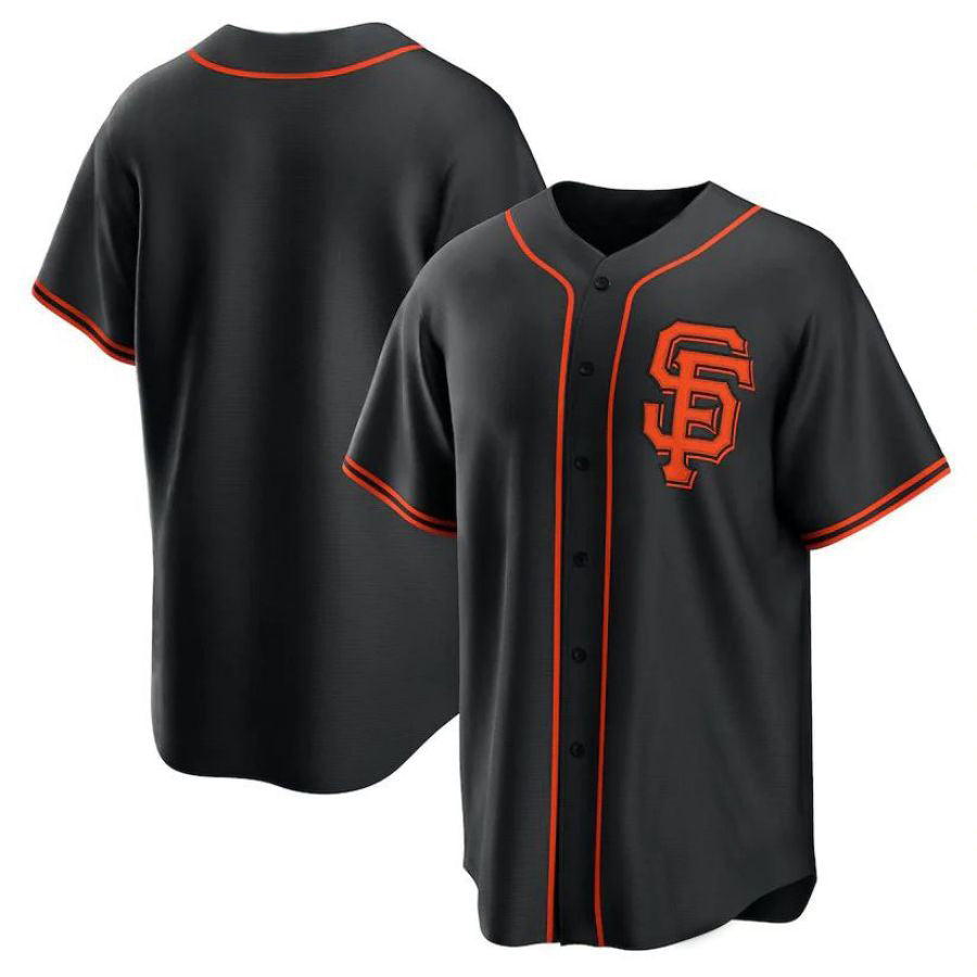 S.Francisco Giants Blank Player Black Replica Team Baseball product image 1