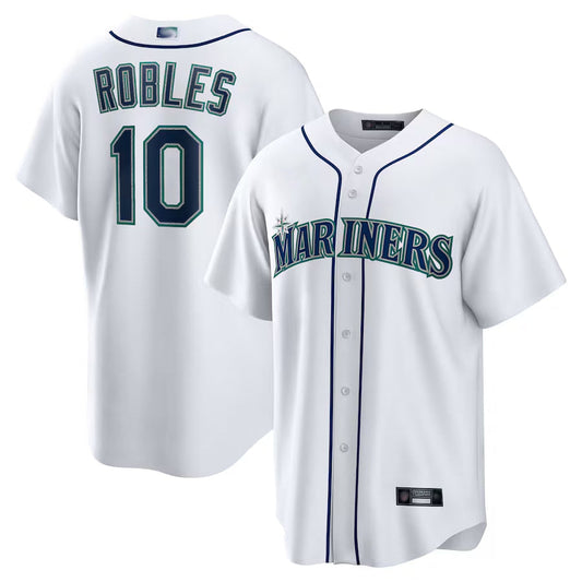 S.Mariners #10 Victor Robles Player White Home Replica product image 1