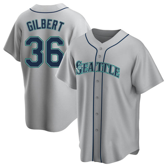 S.Mariners #36 Logan Gilbert Player Gray Replica Baseball product image 1