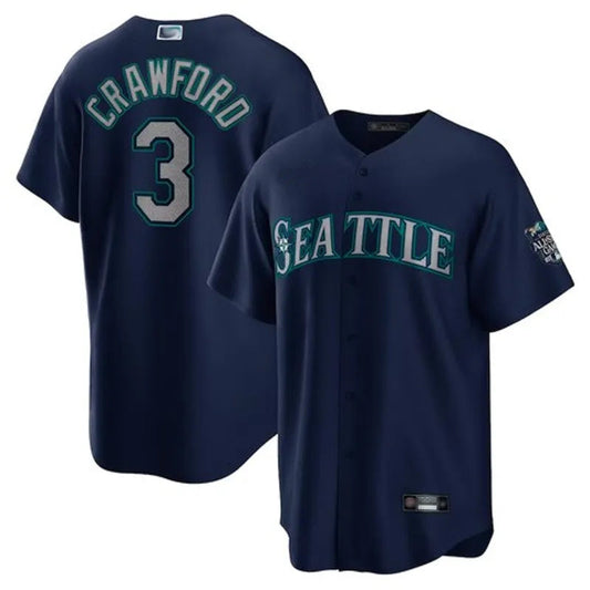 S.Mariners #3 J.P. Crawford Player Teal Limited Baseball product image 1
