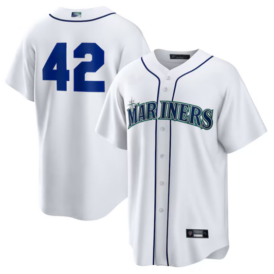 S.Mariners #42 Player White Home 2025 Jackie Robinson Day product image 1