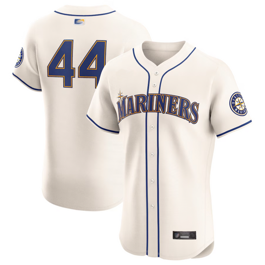 S.Mariners #44 Julio Rodr¡§aguez Player Cream Elite product image 1