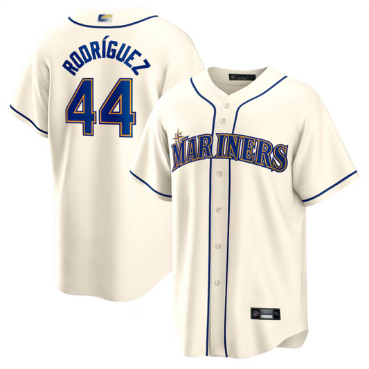S.Mariners #44 Julio Rodriguez Player Cream Replica product image 1