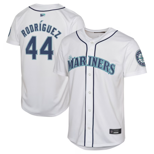 S.Mariners #44 Julio Rodr¡§aguez Player White Home Limited product image 1