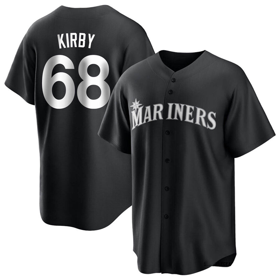S.Mariners #68 George Kirby Player Black Home Replica product image 1
