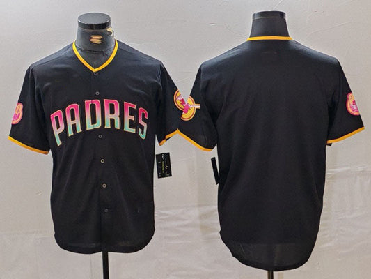 S.Diego Padres Blank Player Black Cool Base Stitched product image 1