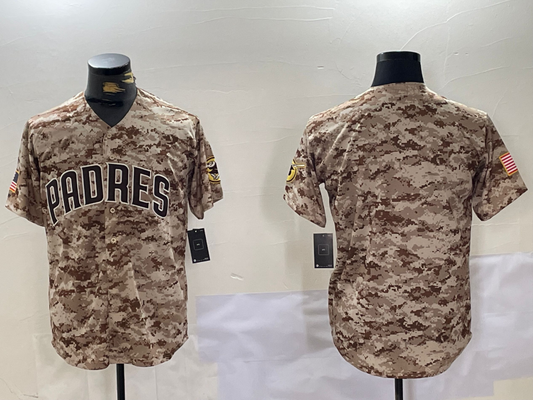 S.Diego Padres Blank Player Camo Cool Base Stitched product image 1