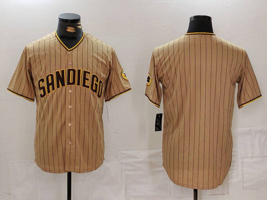 S.Diego Padres Blank Player Tan Cool Base Stitched Baseball product image 1