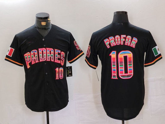 S.Diego Padres #10 Jurickson Profar Player Black Mexico product image 1