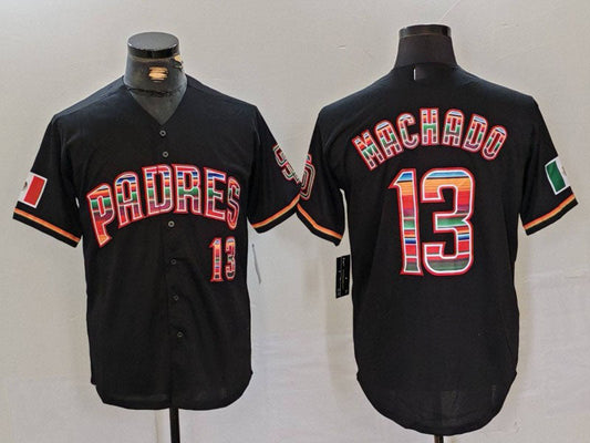 S.Diego Padres #13 Manny Machado Player Black Mexico Cool product image 1