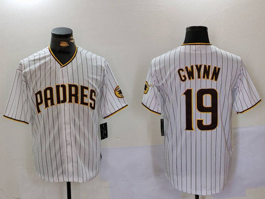 S.Diego Padres #19 Tony Gwynn Player White Team Logo product image 1