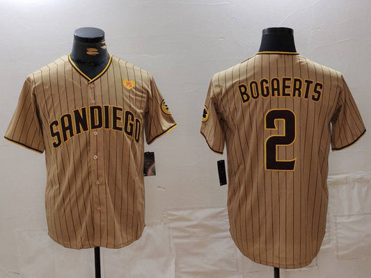S.Diego Padres #2 Xander Bogaerts Player Khaki With PS product image 1