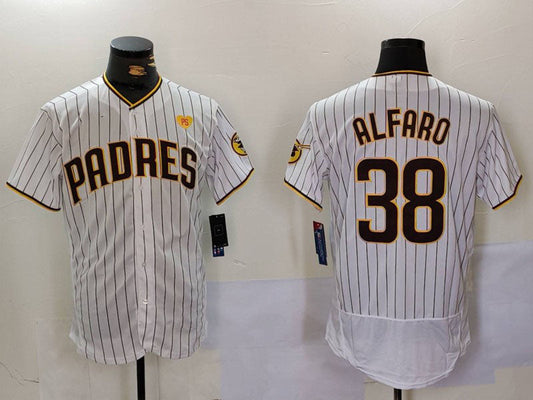 S.Diego Padres #38 Jorge Alfaro Player White With PS Patch product image 1