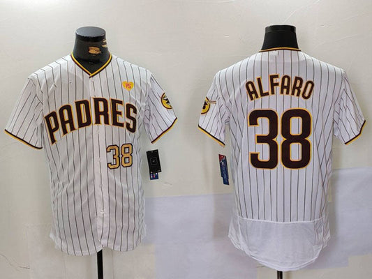 S.Diego Padres #38 Jorge Alfaro White With PS Patch product image 1