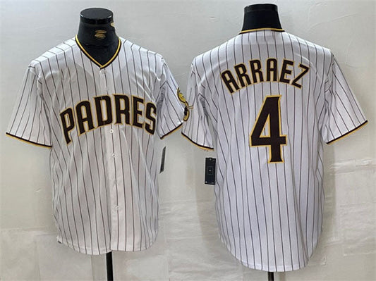 S.Diego Padres #4 Luis Arraez Player Jersey White Cool Base product image 1