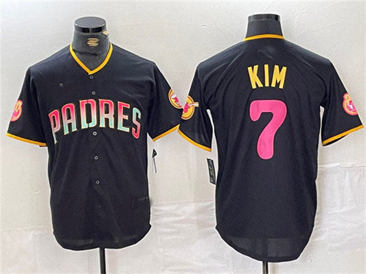 S.Diego Padres #7 Ha-Seong Kim Player Black Cool Base product image 1