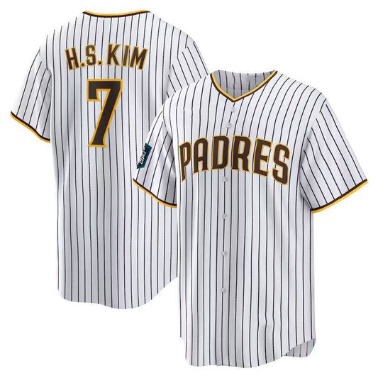 S.Diego Padres #7 Ha Seong Kim Player Game Jersey White product image 1