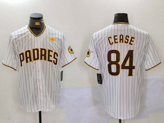 S.Diego Padres #84 Dylan Cease Player Game Jersey White product image 1