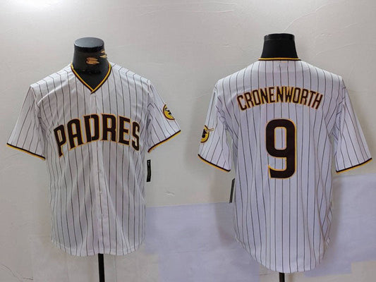 S.Diego Padres #9 Jake Cronenworth Player White Team Logo product image 1