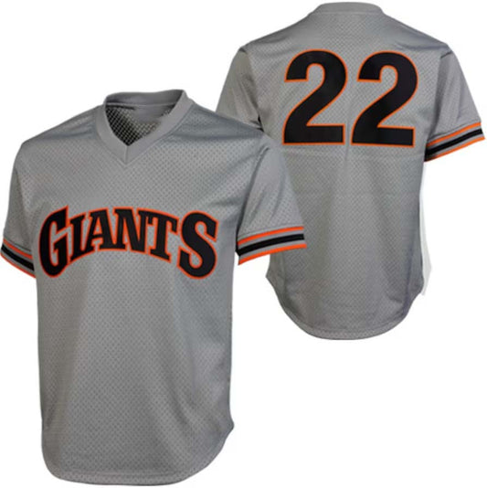 S.Francisco Giants #22 Will Clark Player Jersey 1989 product image 1