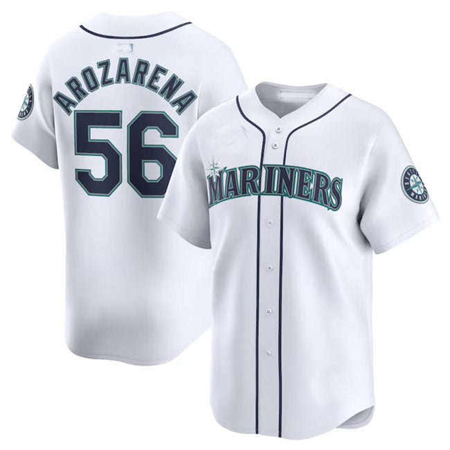 S.Mariners #56 Randy Arozarena Player Jersey White Limited product image 1