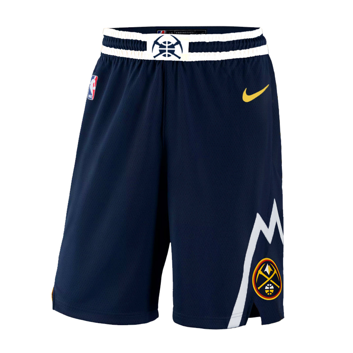 Denver Nuggets Icon Swingman Shorts product image 1, provided for visual reference and product detail review