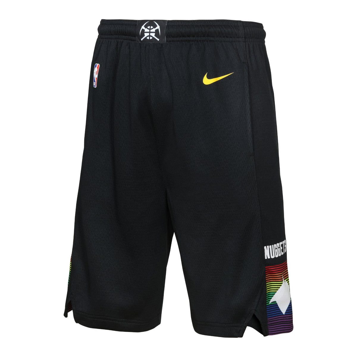 Youth Denver Nuggets 2025-26 City Edition Swingman Shorts product image 1, provided for visual reference and product detail
