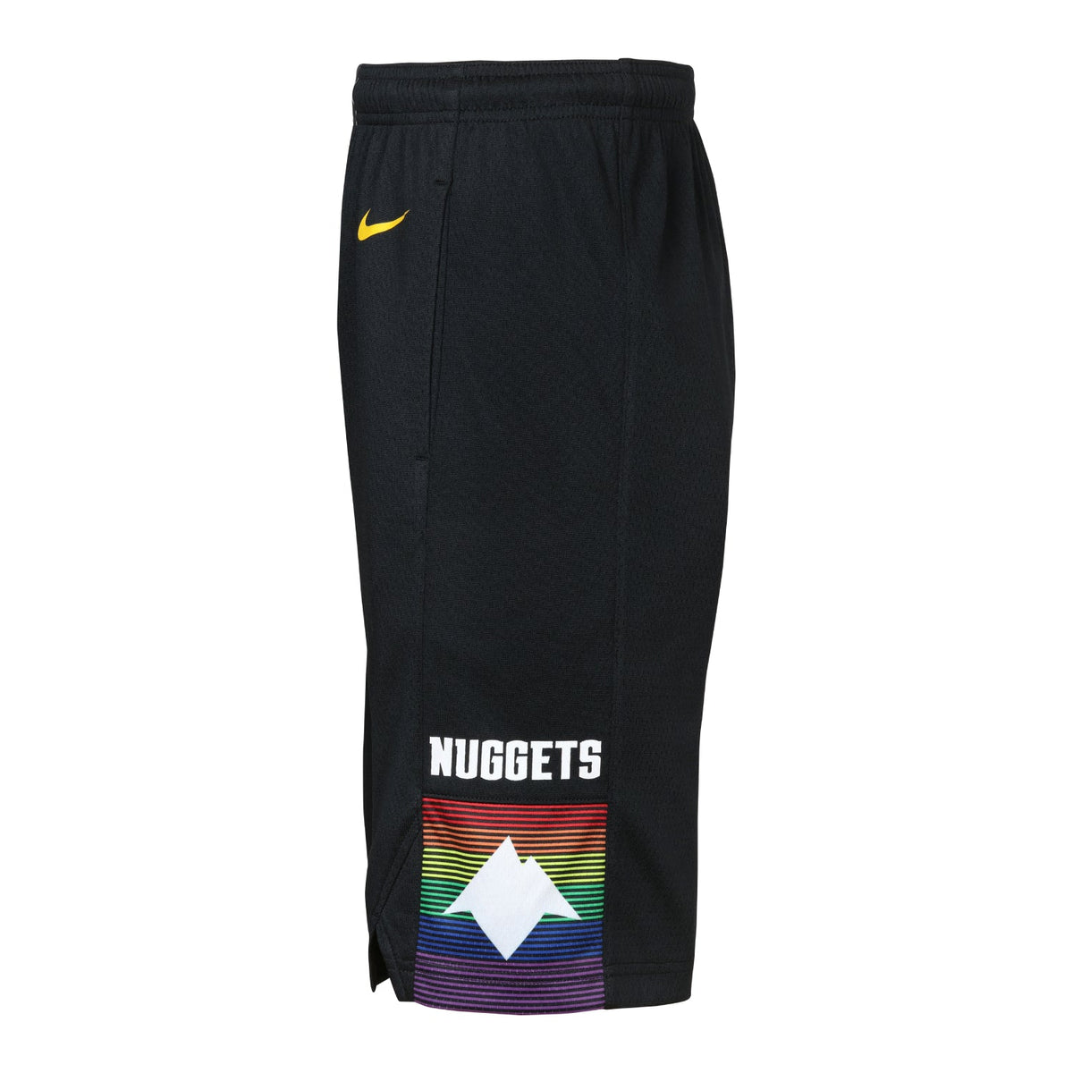 Youth Denver Nuggets 2025-26 City Edition Swingman Shorts product image 2, provided for visual reference and product detail