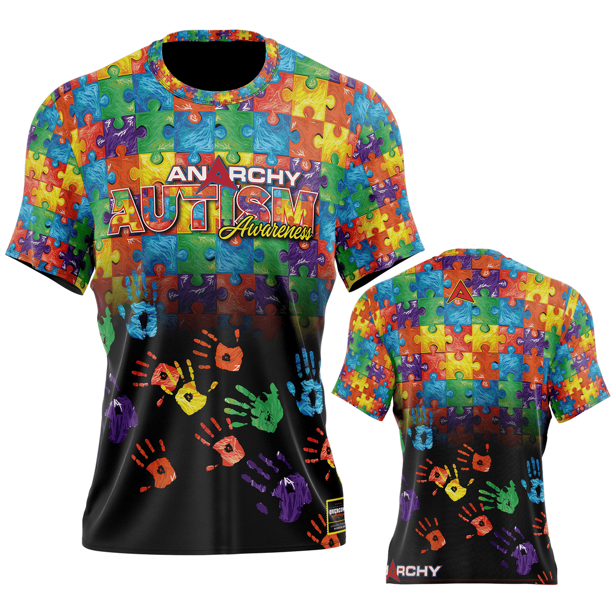 Anarchy Bat Company Short Sleeve Shirt - Autism Awareness product image 1, provided for visual reference and product detail