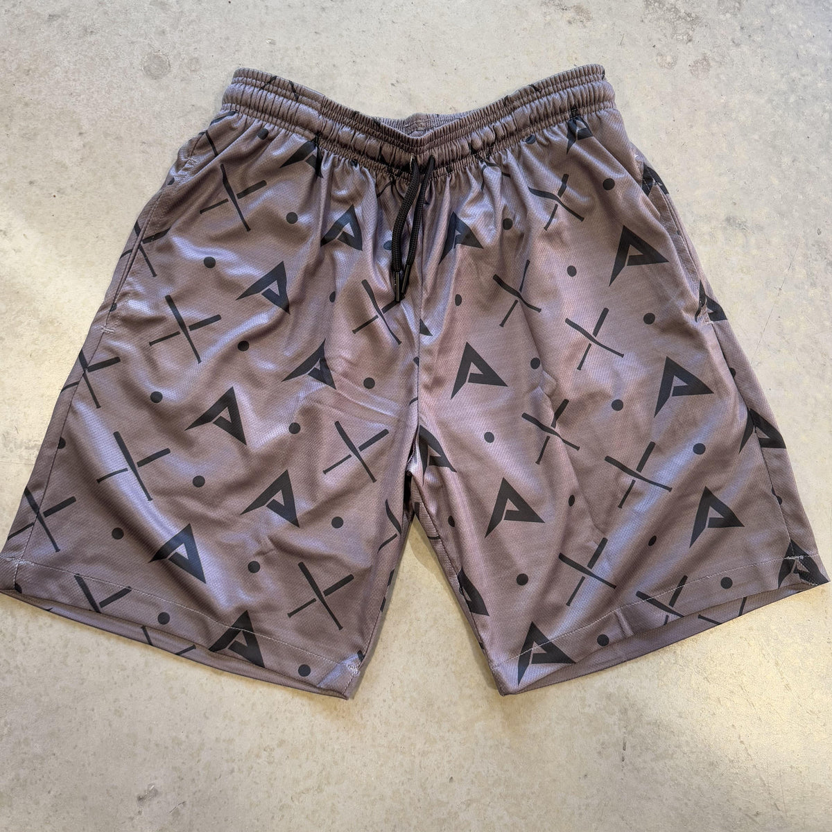 Anarchy Mesh Shorts - Charcoal/Black product image 4, provided for visual reference and product detail review