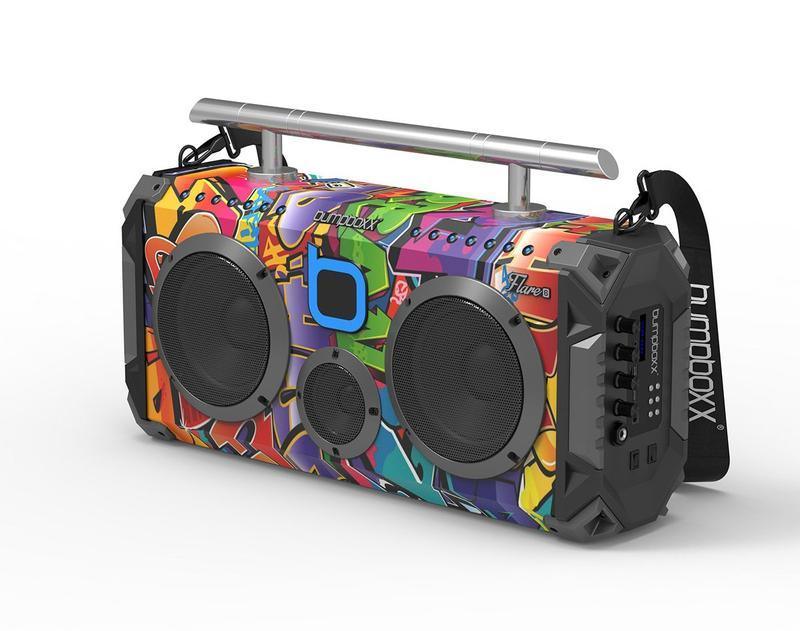 Bumpboxx Flare6 Bluetooth Boombox product image 1, provided for visual reference and product detail review