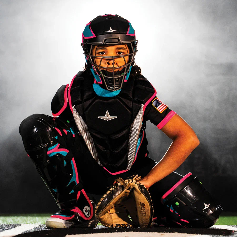 All-Star MVP-Pro Short Fuse Series Catchers Set - Miami Nights (Adult/Intermediate/Youth) product image 3, provided for